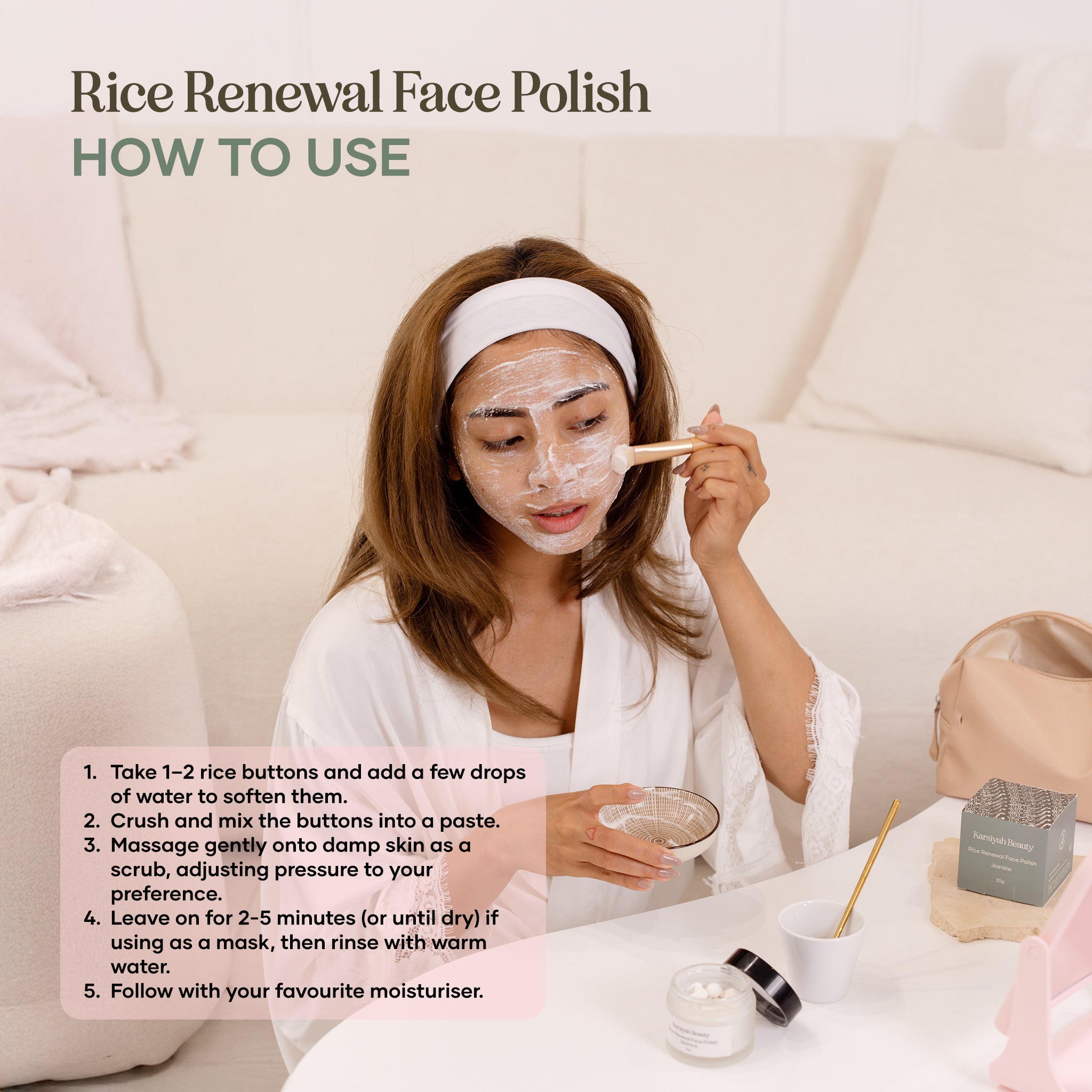 Rice Renewal Face Polish - Jasmine